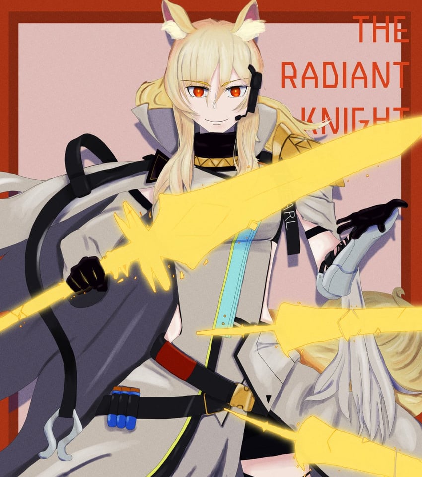 nearl and nearl the radiant knight (arknights) drawn by ultimate051
