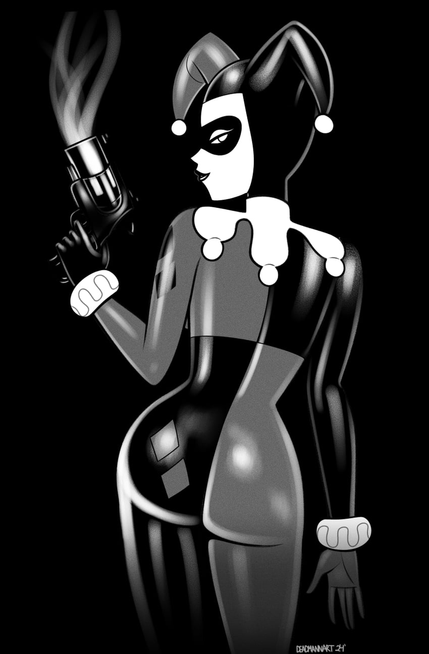 harley quinn (dc comics and 2 more) drawn by deadmann_artworks