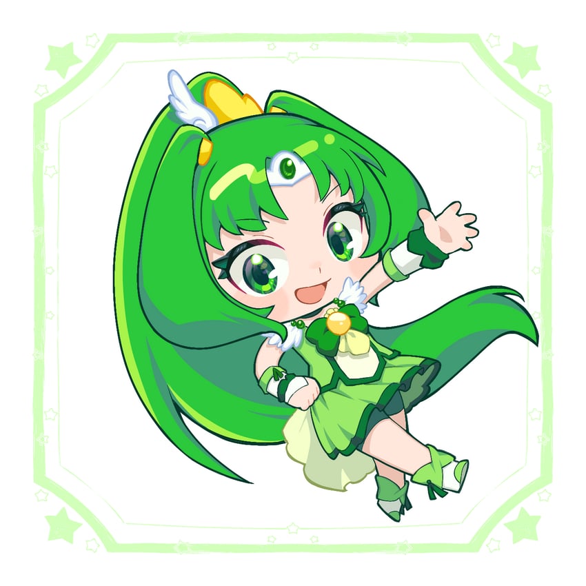 midorikawa nao and cure march (precure and 1 more) drawn by plv_276