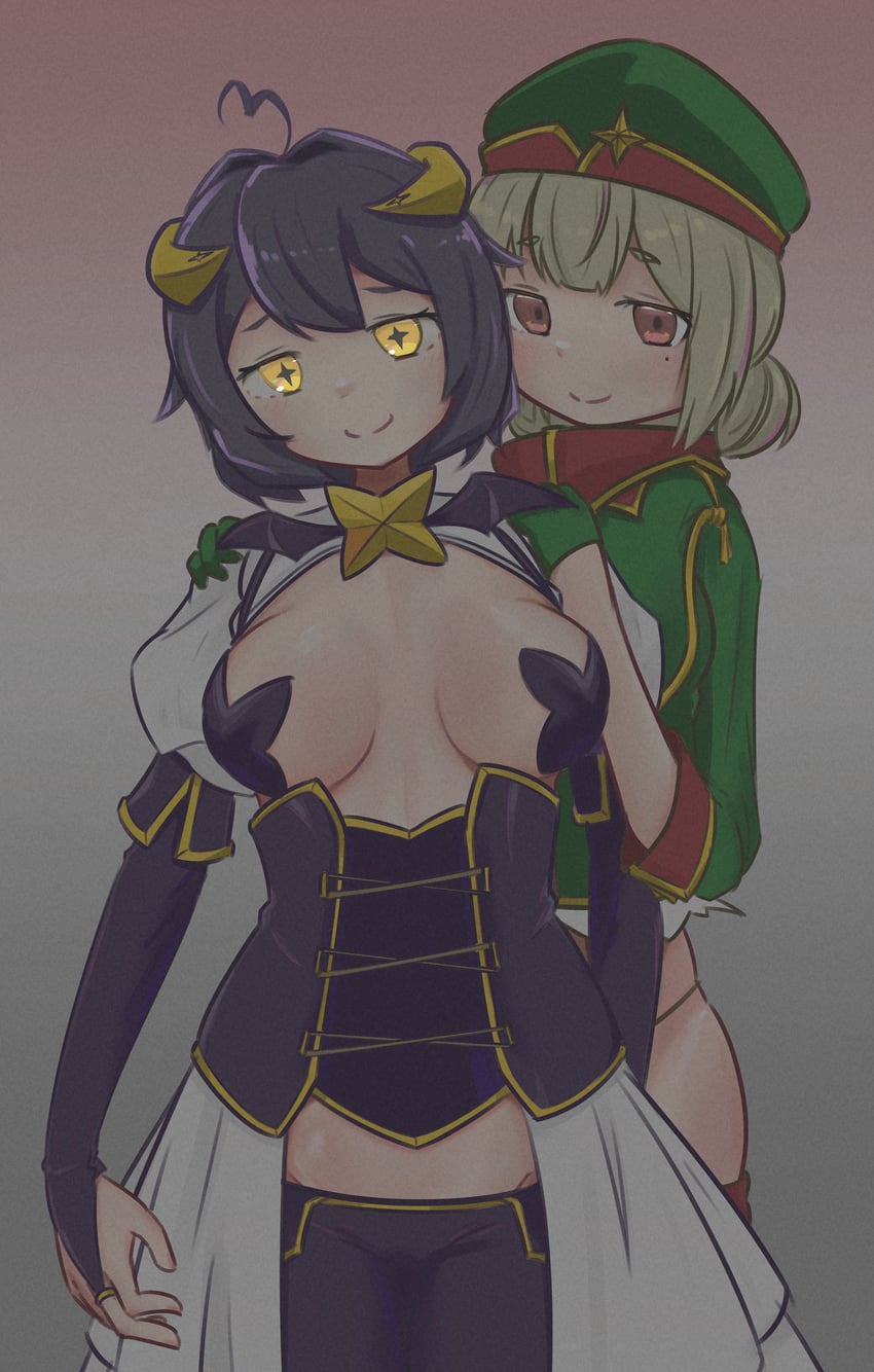hiiragi utena, magia baiser, araga kiwi, and leoparde (mahou shoujo ni akogarete) drawn by momoku