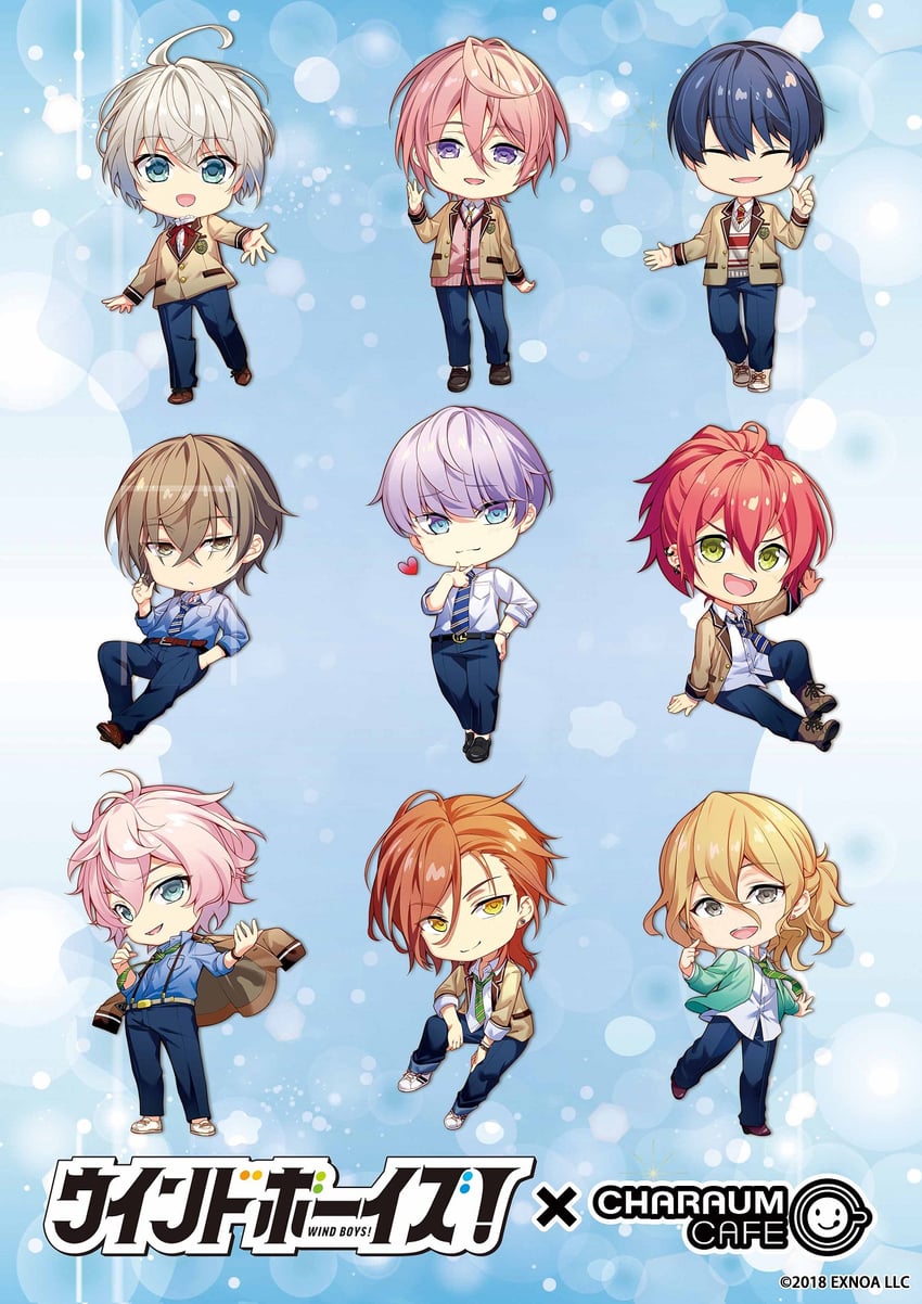 seomoon ijeong, minoike junta, irei yasuhito, nanri yahiko, mukai toki, and 4 more (wind boys!) drawn by fujima_takuya