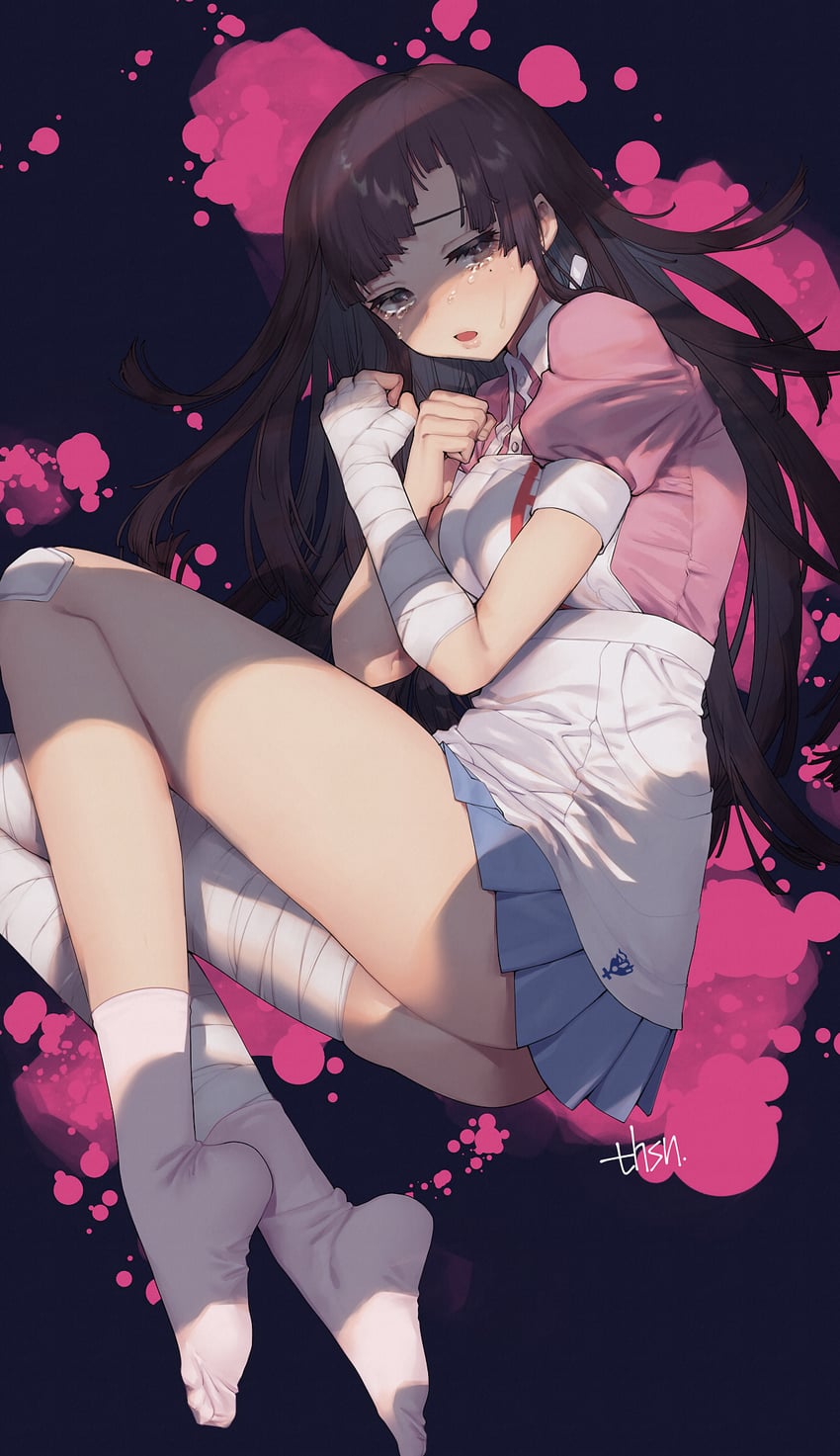 tsumiki mikan (danganronpa and 1 more) drawn by murata_tefu