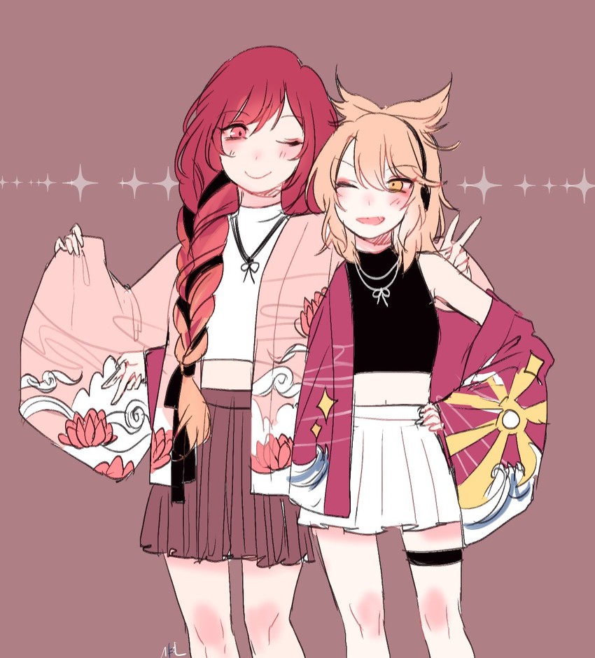 hijiri byakuren and toyosatomimi no miko (touhou) drawn by shan