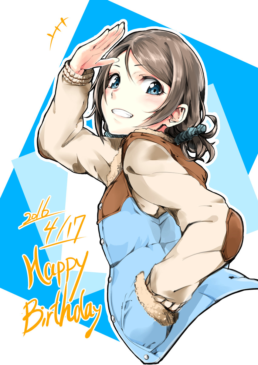 watanabe you (love live! and 1 more) drawn by takuwanko