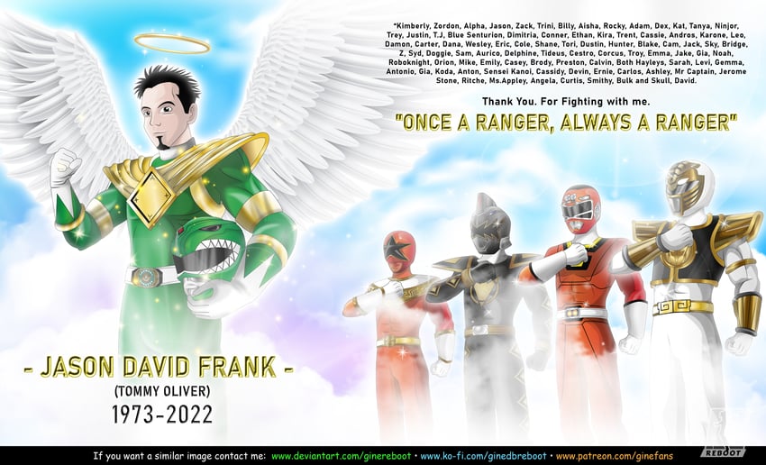 dragon ranger, mighty morphin green ranger, kiba ranger, mighty morphin white ranger, red racer, and 7 more (real life and 11 more) drawn by ginereboot