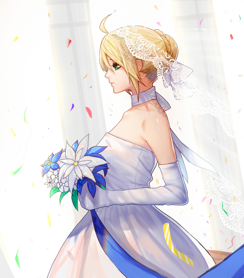 artoria pendragon and saber (fate and 1 more) drawn by mizu_(dl7613)
