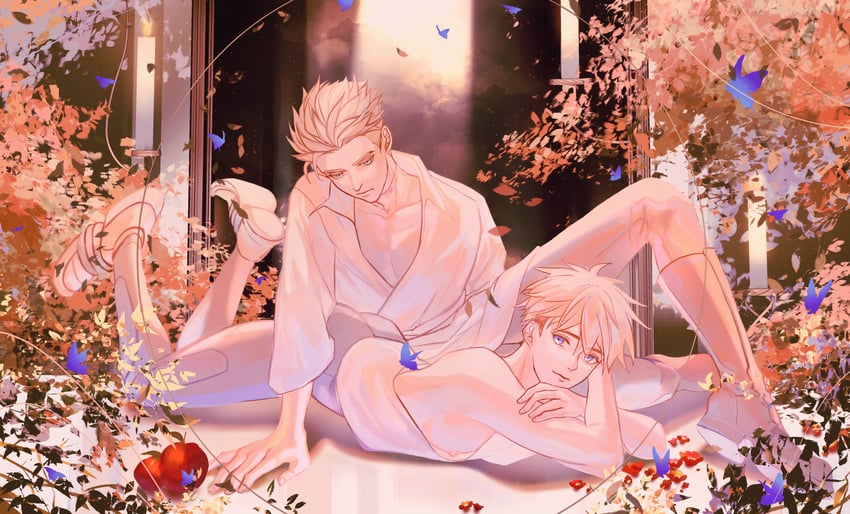 vash the stampede and millions knives (trigun and 1 more) drawn by yakikesen