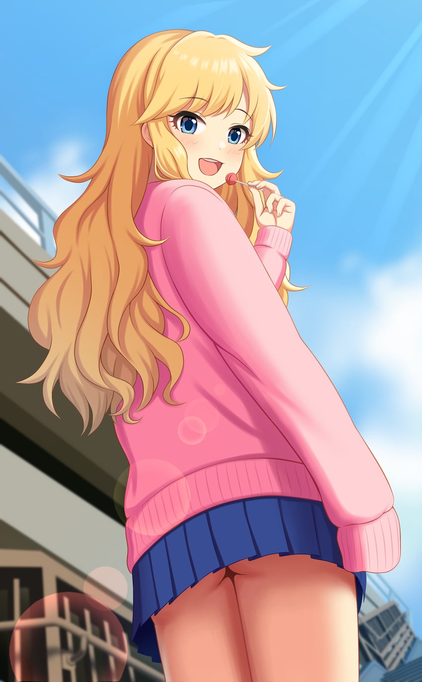 ohtsuki yui (idolmaster and 2 more) drawn by contamination_(contami0813)