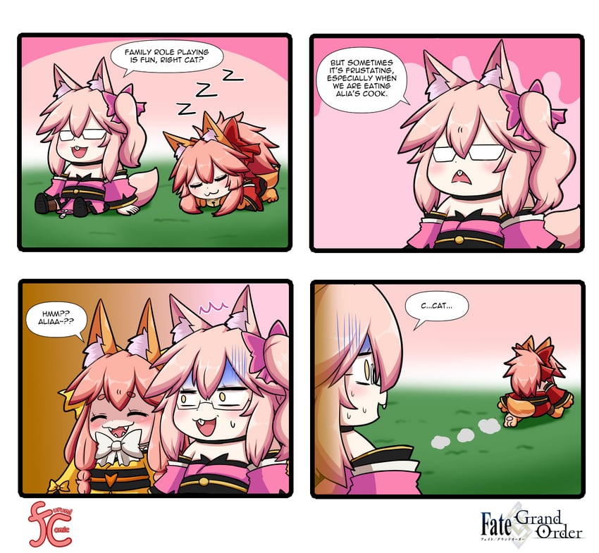 tamamo, tamamo cat, koyanskaya, and tamamo aria (fate and 2 more) drawn by keita_naruzawa