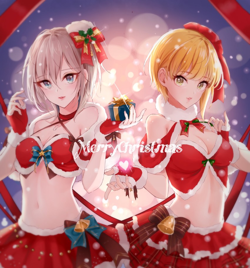 anastasia and miyamoto frederica (idolmaster and 1 more) drawn by magako
