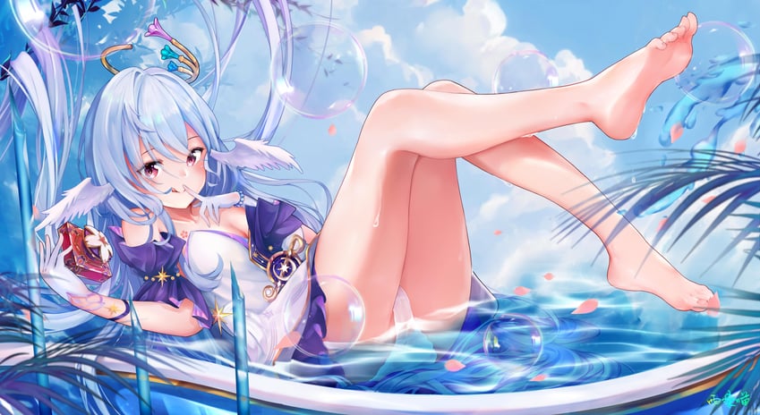 robin (honkai and 1 more) drawn by mofa_gu_zi_xi_sang_jiang