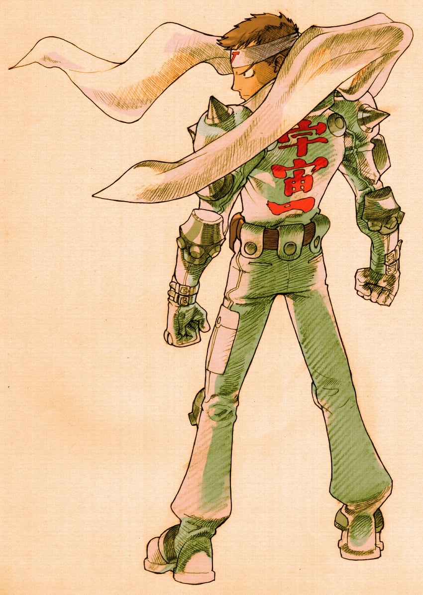 saotome jin (capcom and 3 more) drawn by bengus