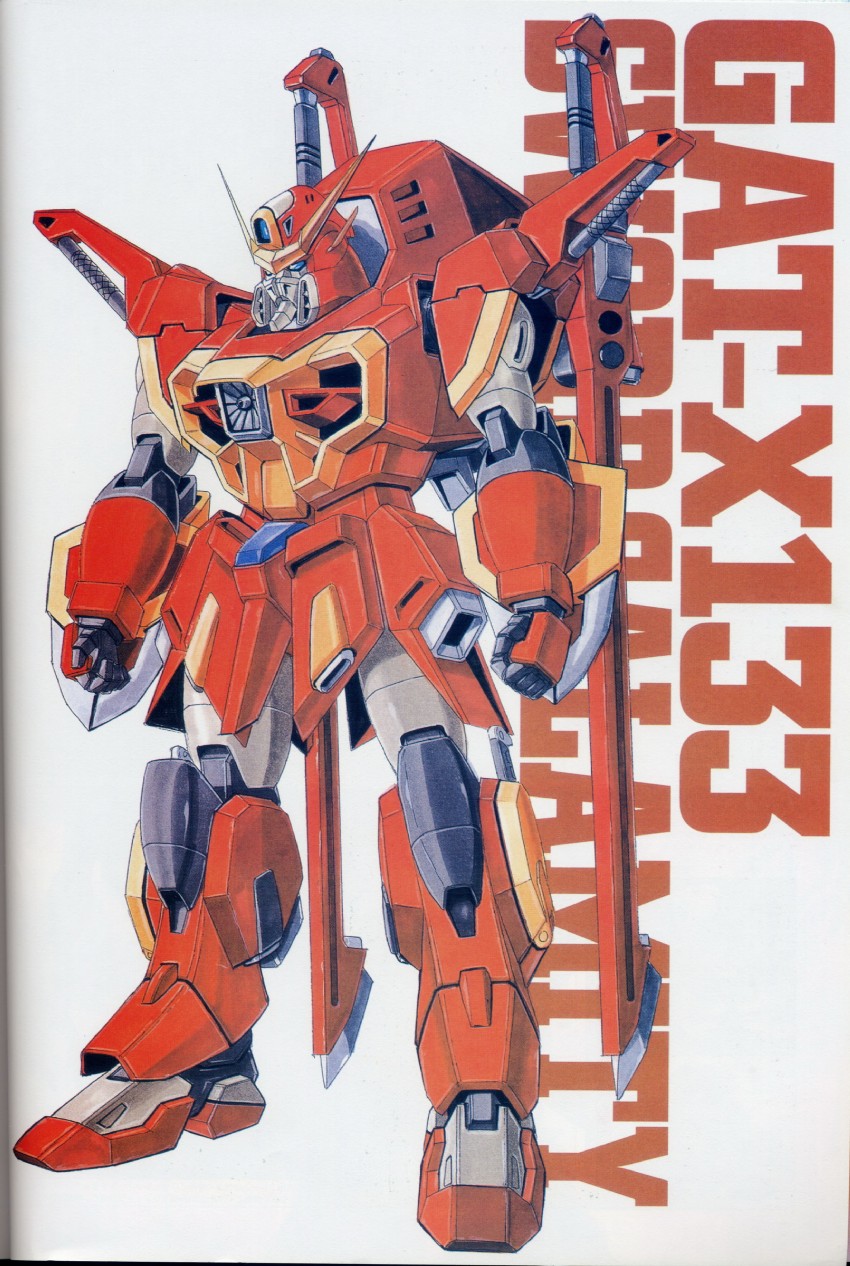 sword calamity (gundam and 3 more) drawn by ookawara_kunio