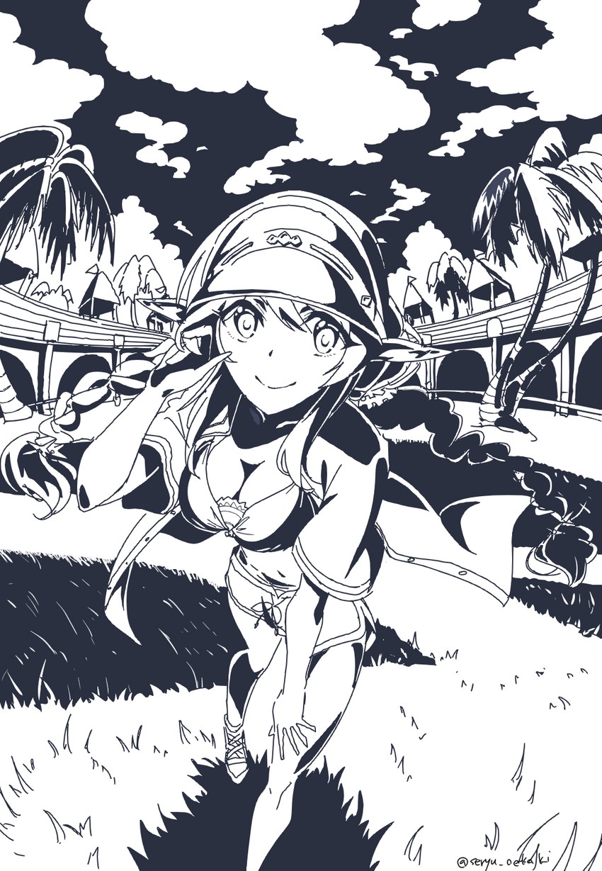 misato (princess connect!) drawn by seryu_oekaki
