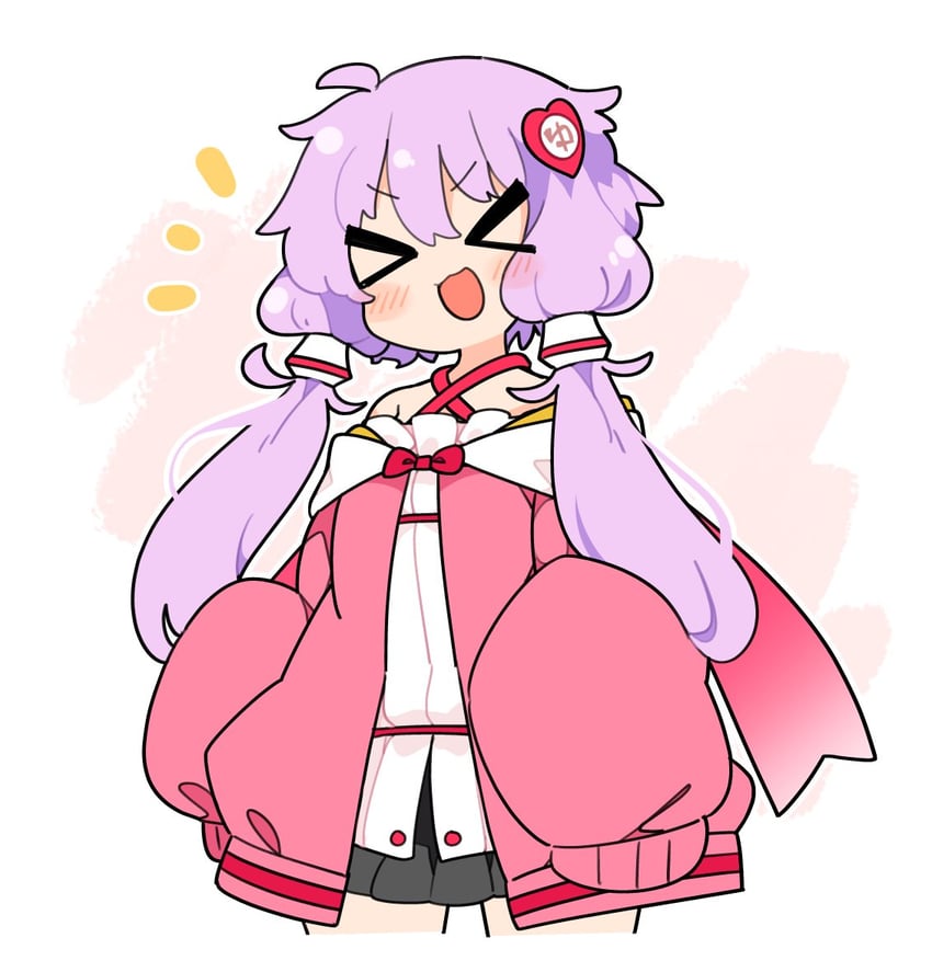 yuzuki yukari (vocaloid and 1 more) drawn by ini_(inunabe00)