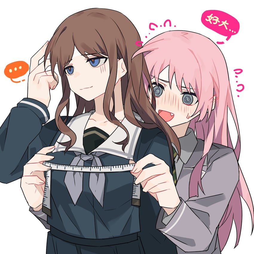 chihaya anon and nagasaki soyo (bang dream! and 1 more) drawn by xmyishipi