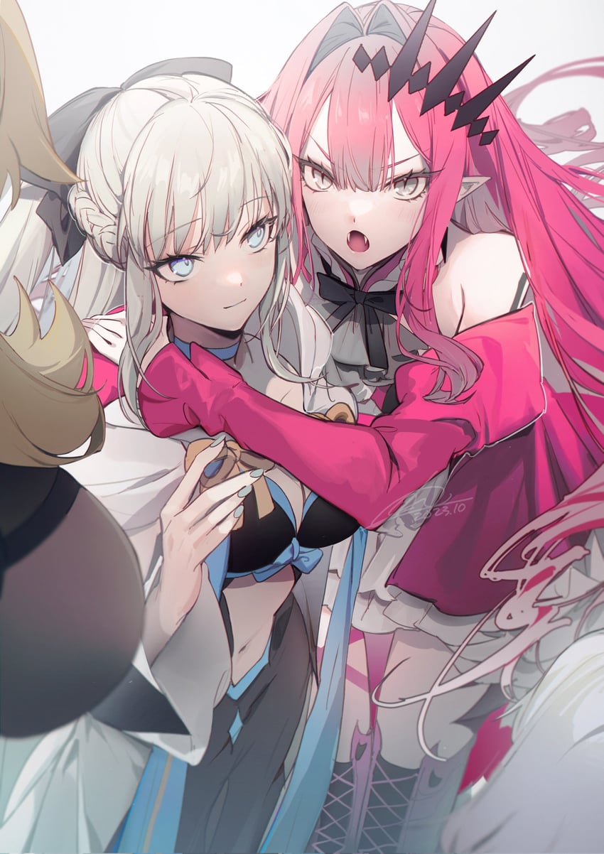 baobhan sith, morgan le fay, and barghest (fate and 1 more) drawn by no-kan