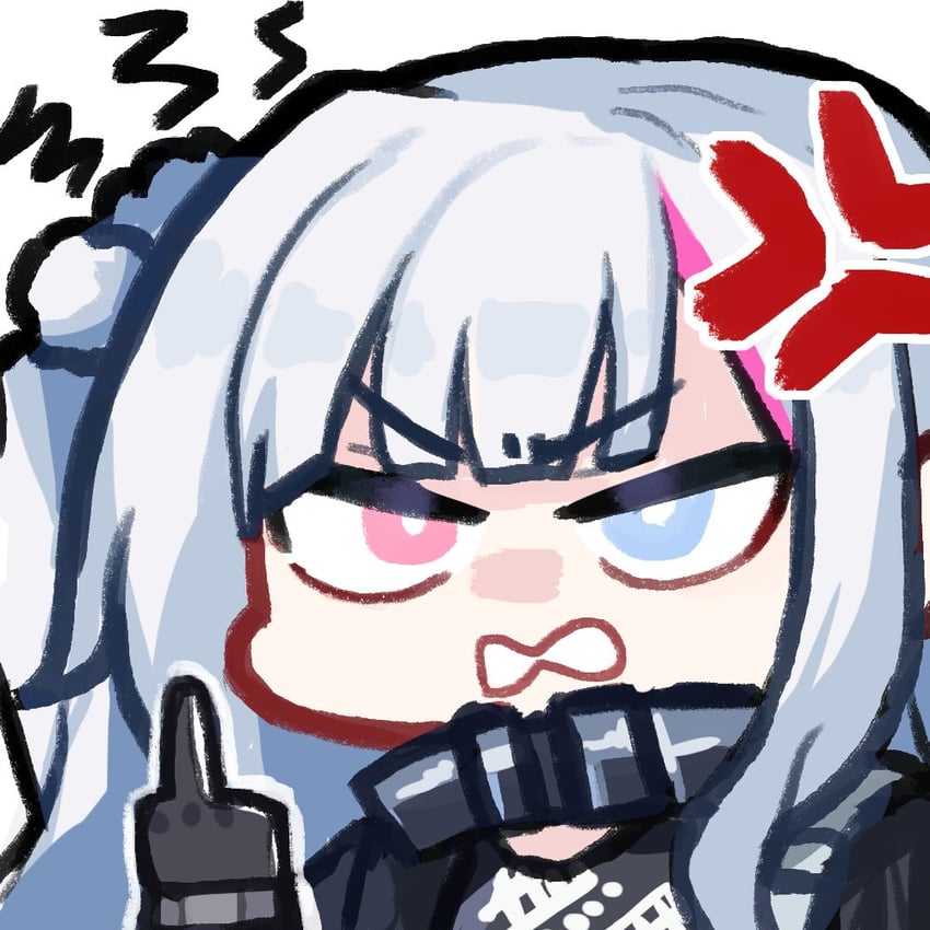 mdr and kuro (girls' frontline and 1 more) drawn by yanggaengwang