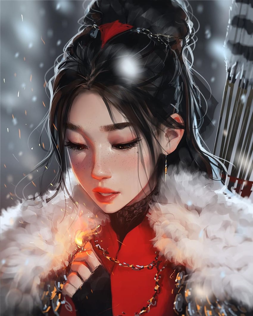 linn (original) drawn by sam_yang