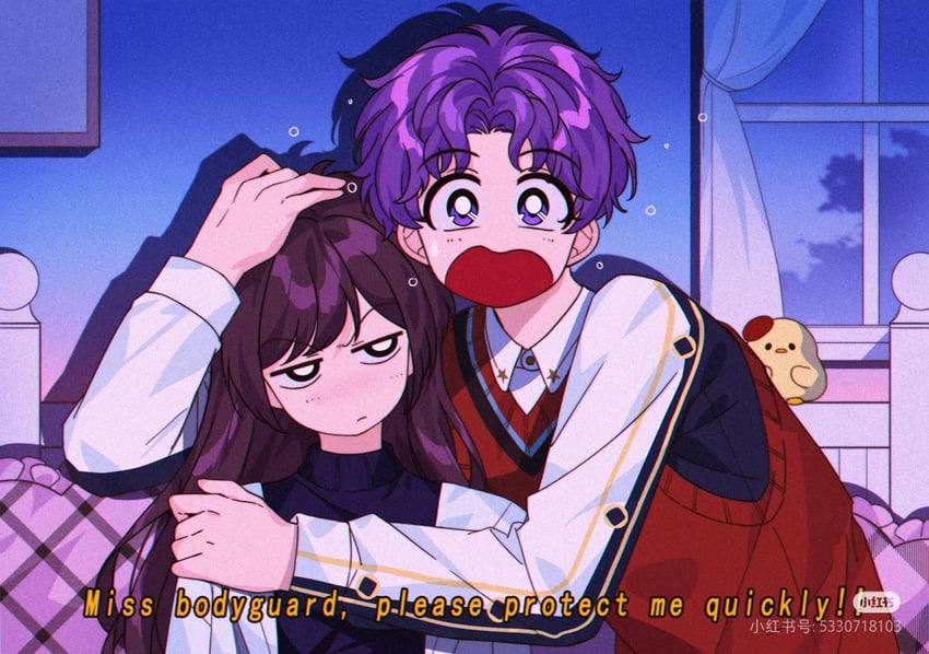 protagonist and rafayel (love and deepspace) drawn by sayahime