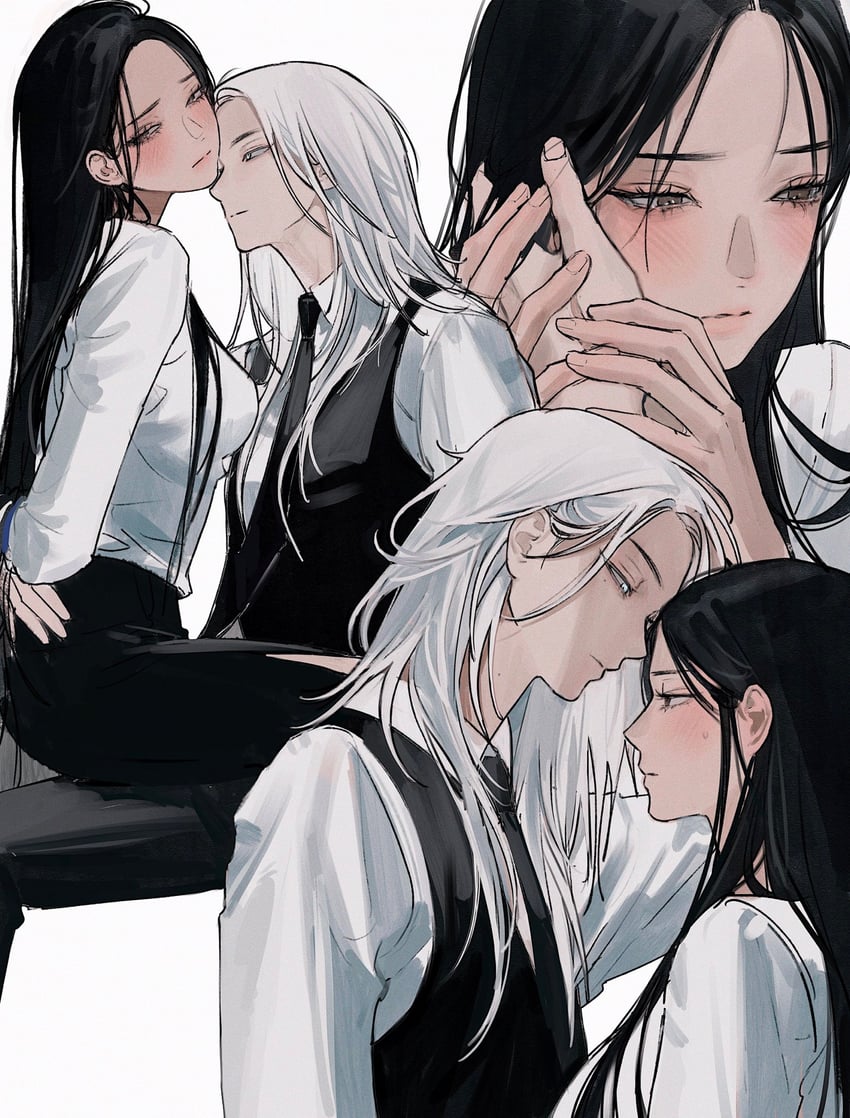 yeong-won and baek-ya (original) drawn by eriol_s2