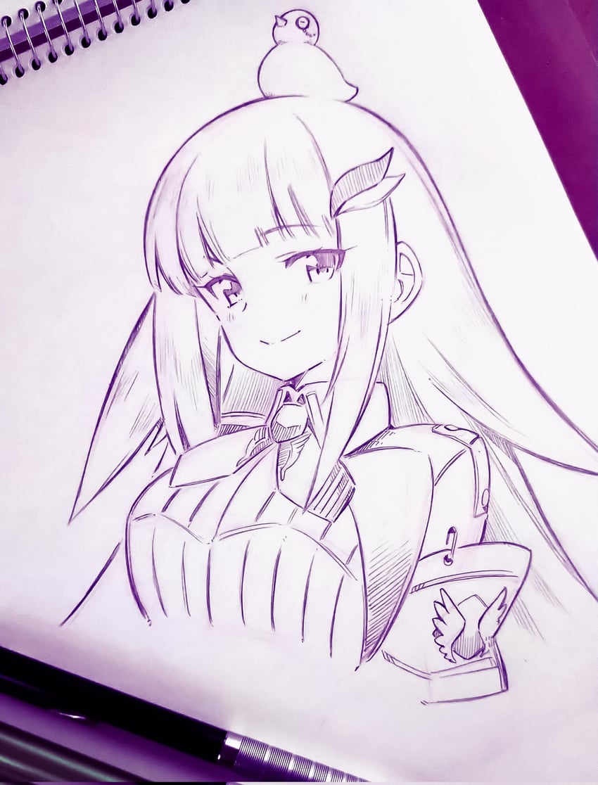 lize helesta and sebastian piyodore (nijisanji) drawn by tsukareta_san