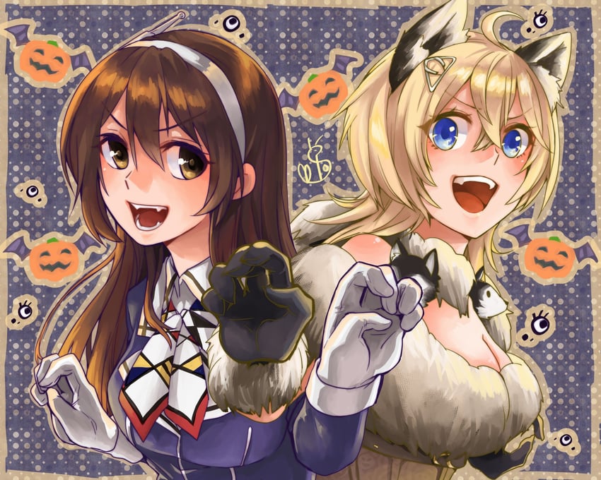 ashigara, ashigara kai ni, and tuscaloosa (kantai collection) drawn by oeoeuhoho