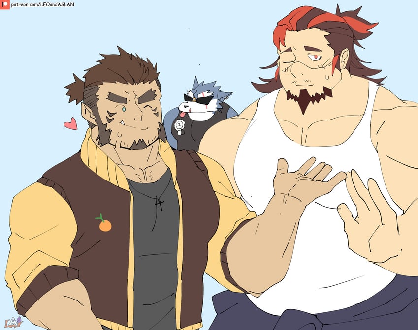boogeyman, freddy, and leo (original and 2 more) drawn by leoandaslan_(leobongnana)