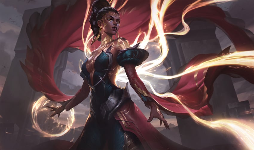 mel medarda (league of legends and 1 more) drawn by chenbo