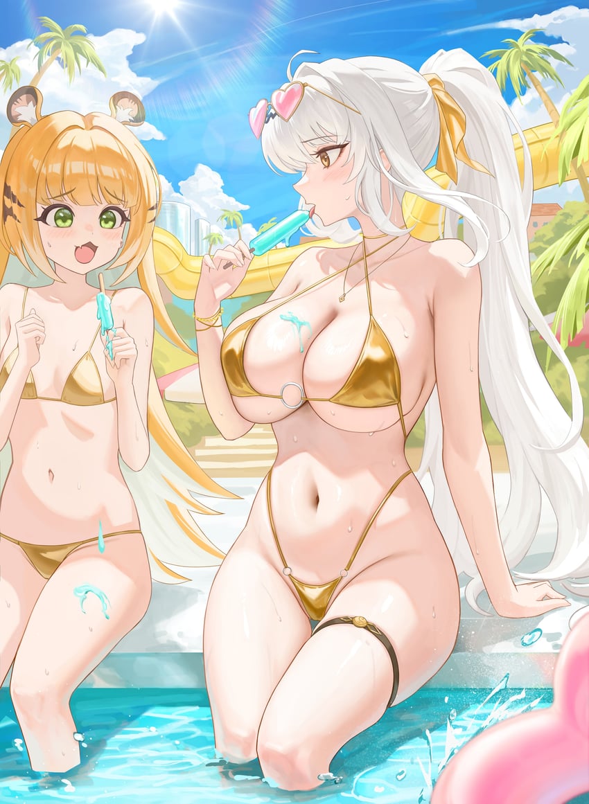 yixuan and ju fufu (zenless zone zero) drawn by heine_(haloo1101)