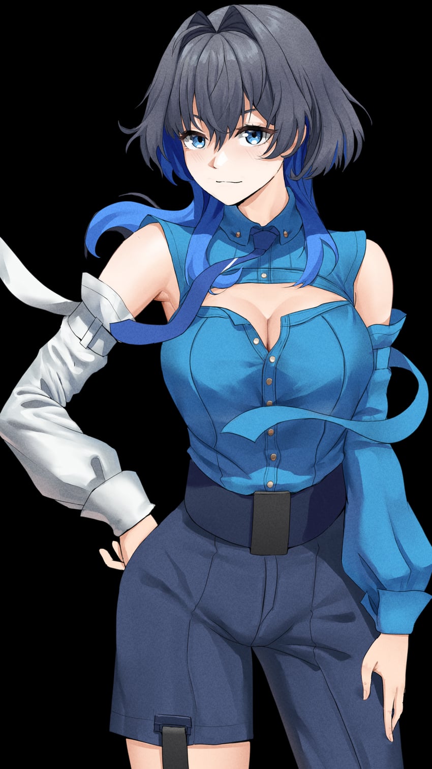 ouro kronii (hololive and 1 more) drawn by herzu