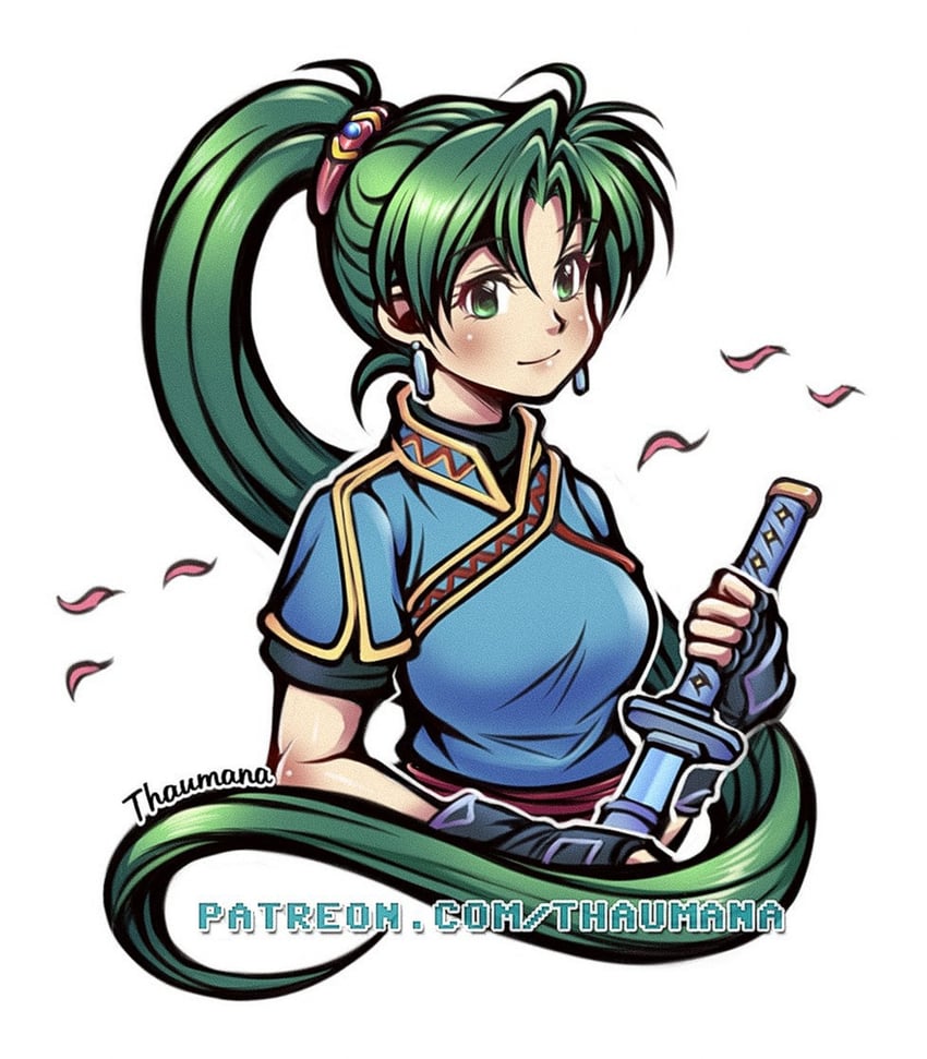 lyn (fire emblem and 1 more) drawn by thaumana