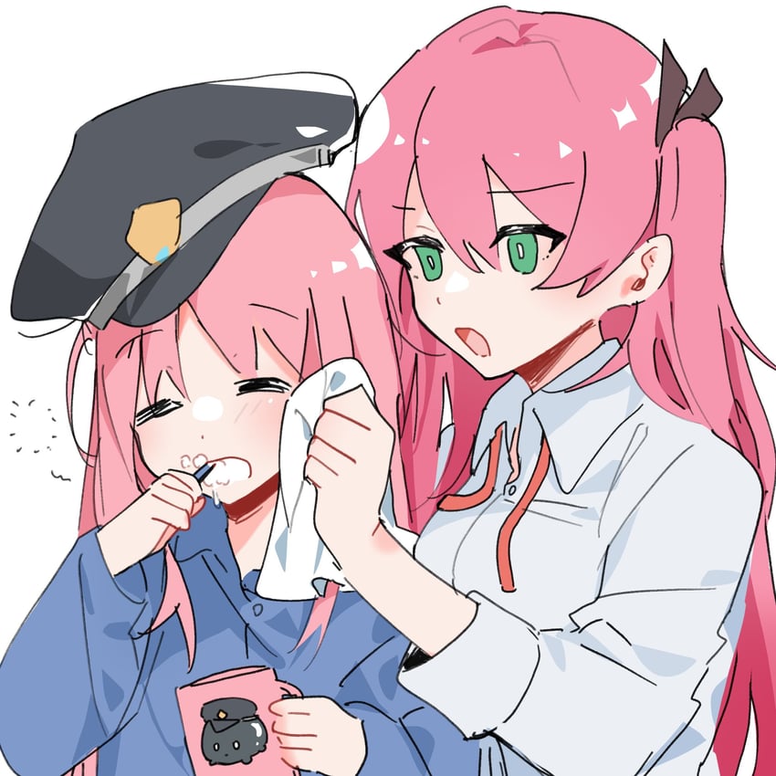 aikawa megumi and kunimi tama (heaven burns red) drawn by jingbai968