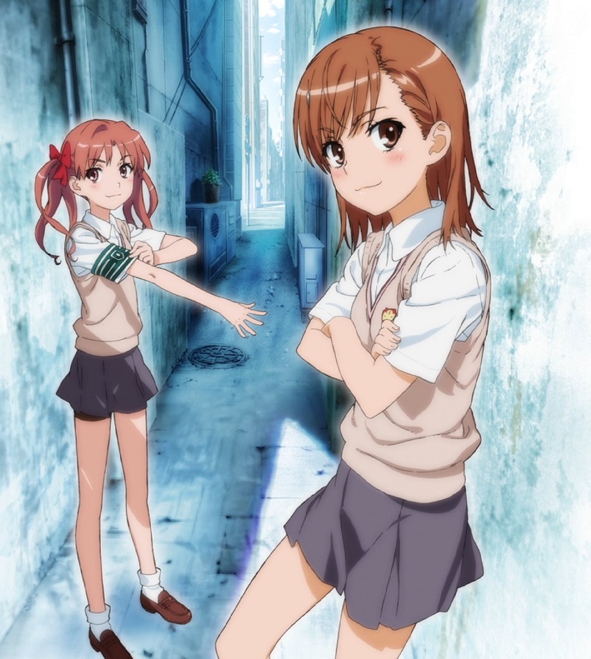 misaka mikoto and shirai kuroko (toaru majutsu no index and 1 more)