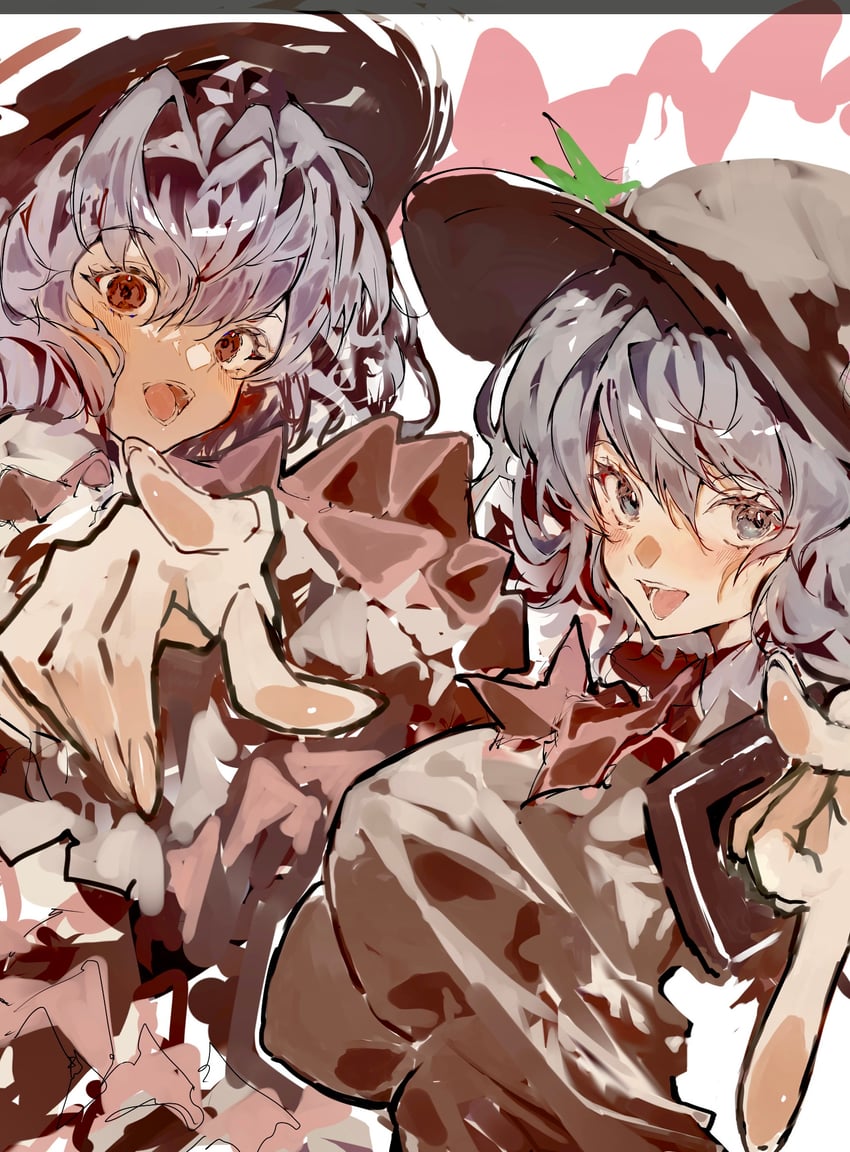 hinanawi tenshi and nagae iku (touhou) drawn by po_(anhk5528)