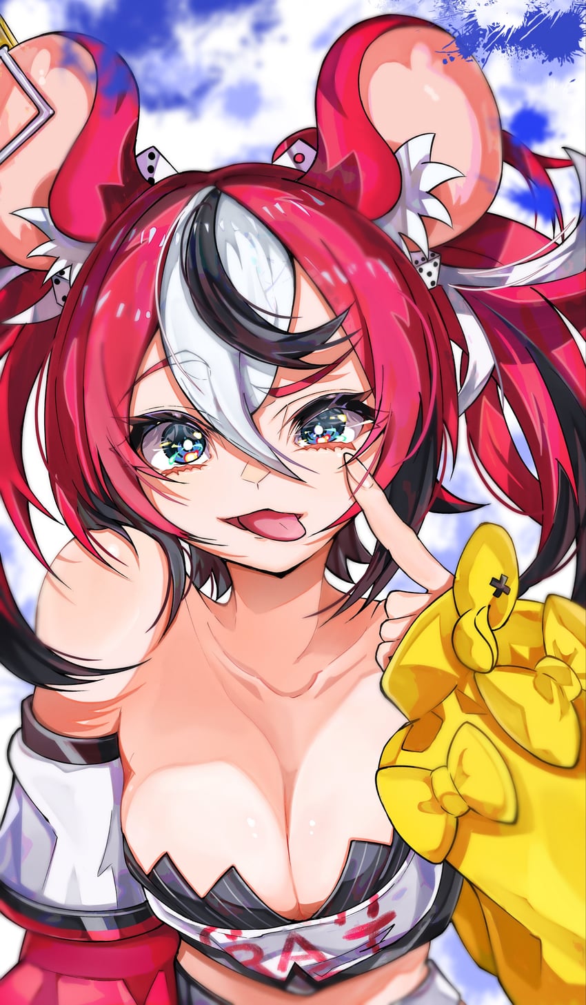 hakos baelz (hololive and 1 more) drawn by gummy_candy_93