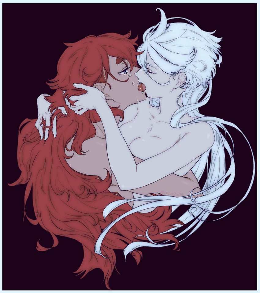 suletta mercury and miorine rembran (gundam and 1 more) drawn by come9re95
