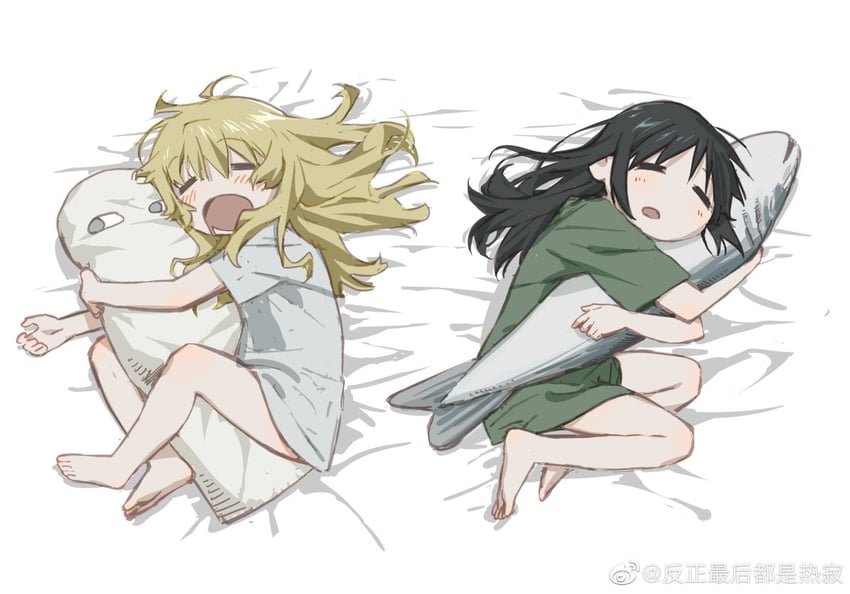 chito, yuuri, and nuko (shoujo shuumatsu ryokou) drawn by tkwkai