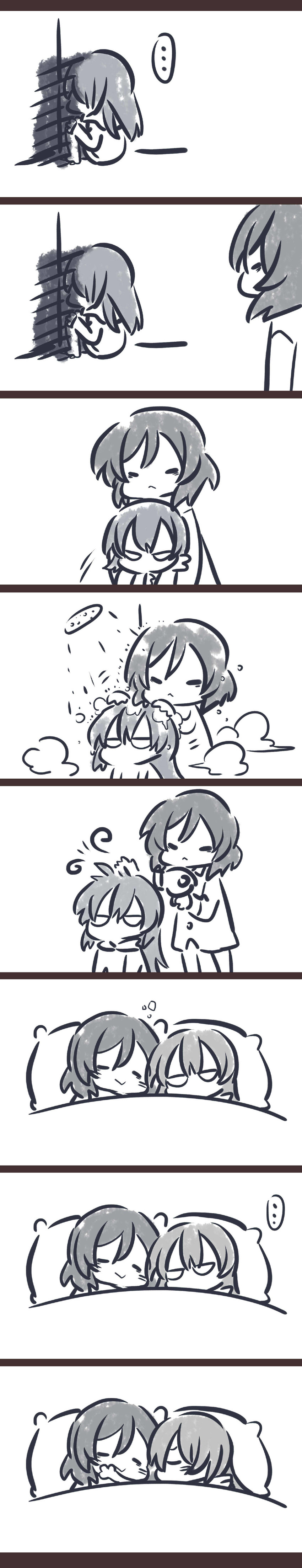 nishikino maki and yazawa nico (love live! and 1 more) drawn by su_xiao_jei