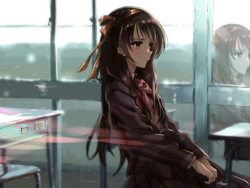 suzumiya haruhi (suzumiya haruhi no yuuutsu and 1 more) drawn by verse