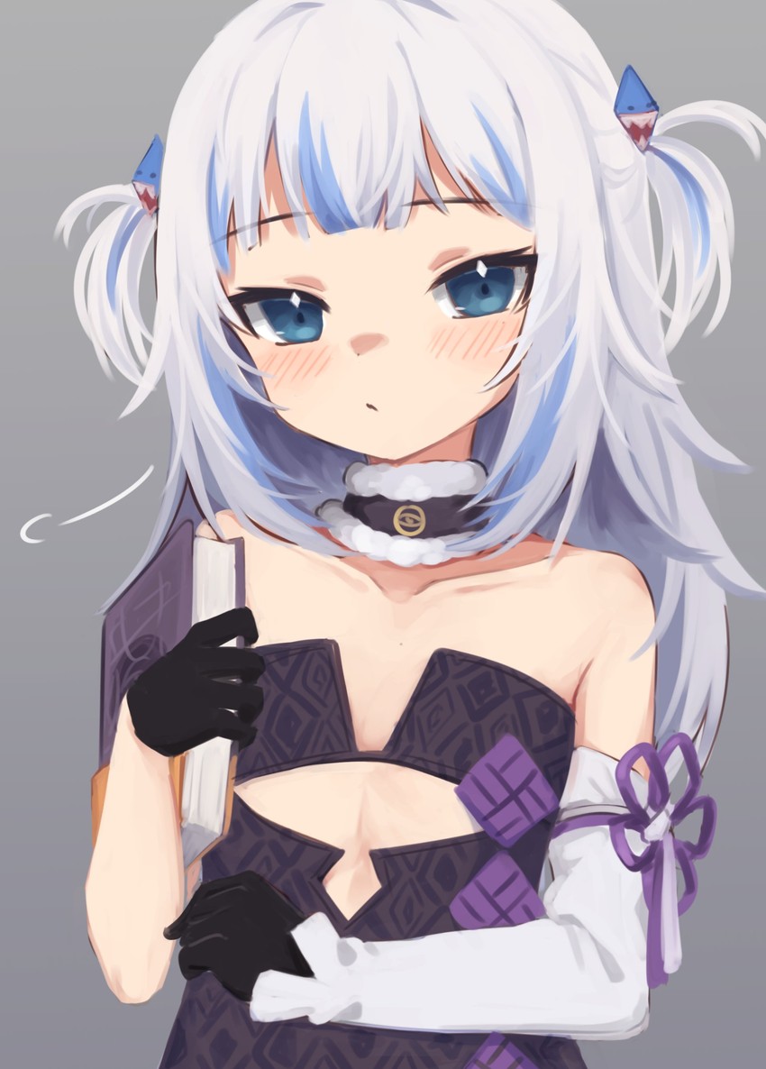 gawr gura, ninomae ina'nis, and ao-chan (hololive and 1 more) drawn by klaius