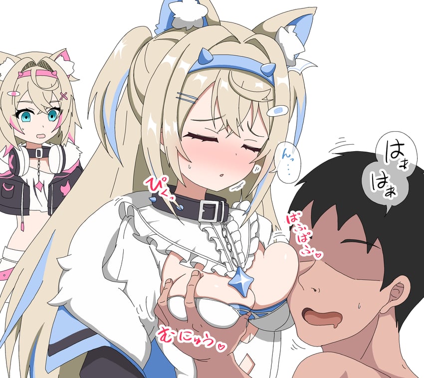 fuwawa abyssgard and mococo abyssgard (hololive and 1 more) drawn by kohau1410