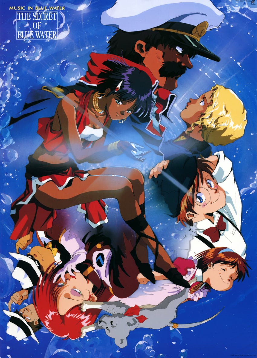 nadia la arwall (fushigi no umi no nadia) drawn by mikimoto_haruhiko