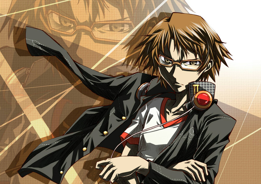 hanamura yousuke (persona and 2 more) drawn by segami_daisuke