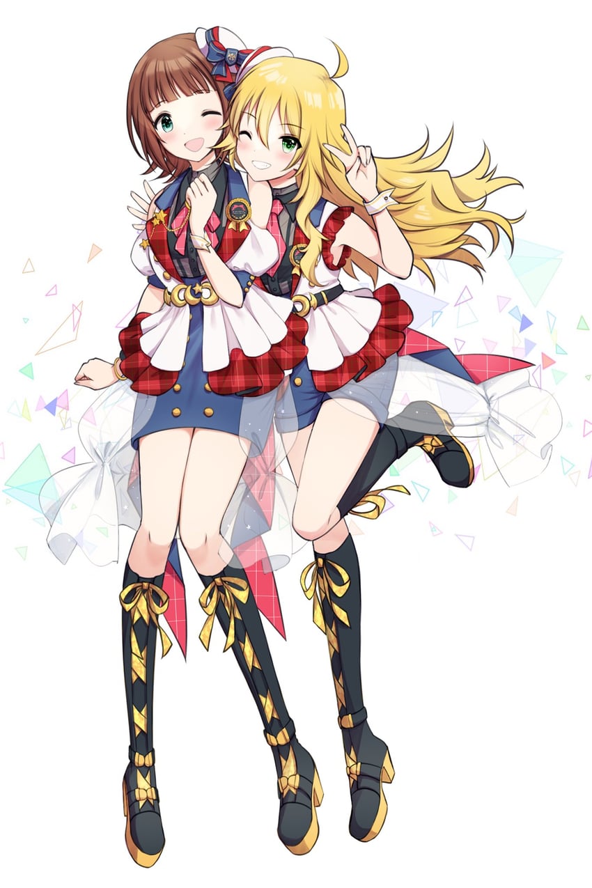 hoshii miki and amami haruka (idolmaster and 2 more) drawn by neru5