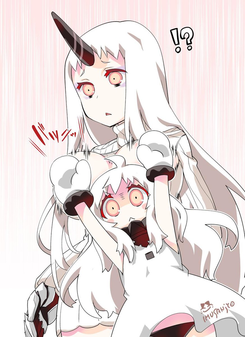 northern ocean princess and seaport princess (kantai collection) drawn by imu_sanjo
