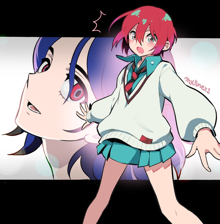 amate yuzuriha and shuji ito (gundam and 1 more) drawn by wooni