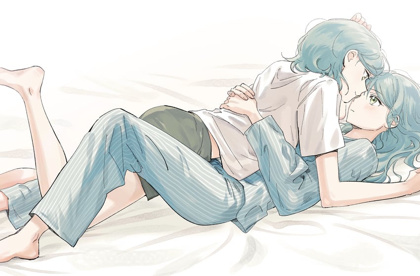 hikawa sayo and hikawa hina (bang dream!) drawn by zihacheol