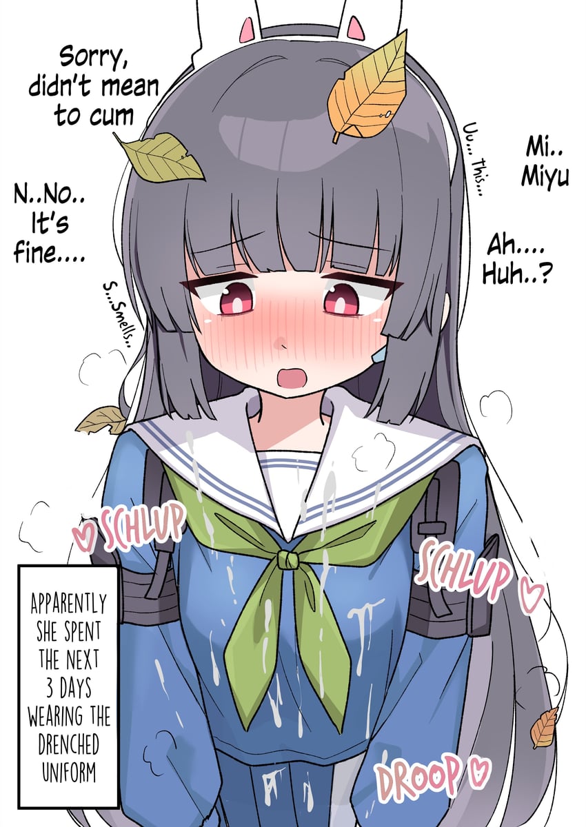 miyu (blue archive) drawn by nyanzai-sensei