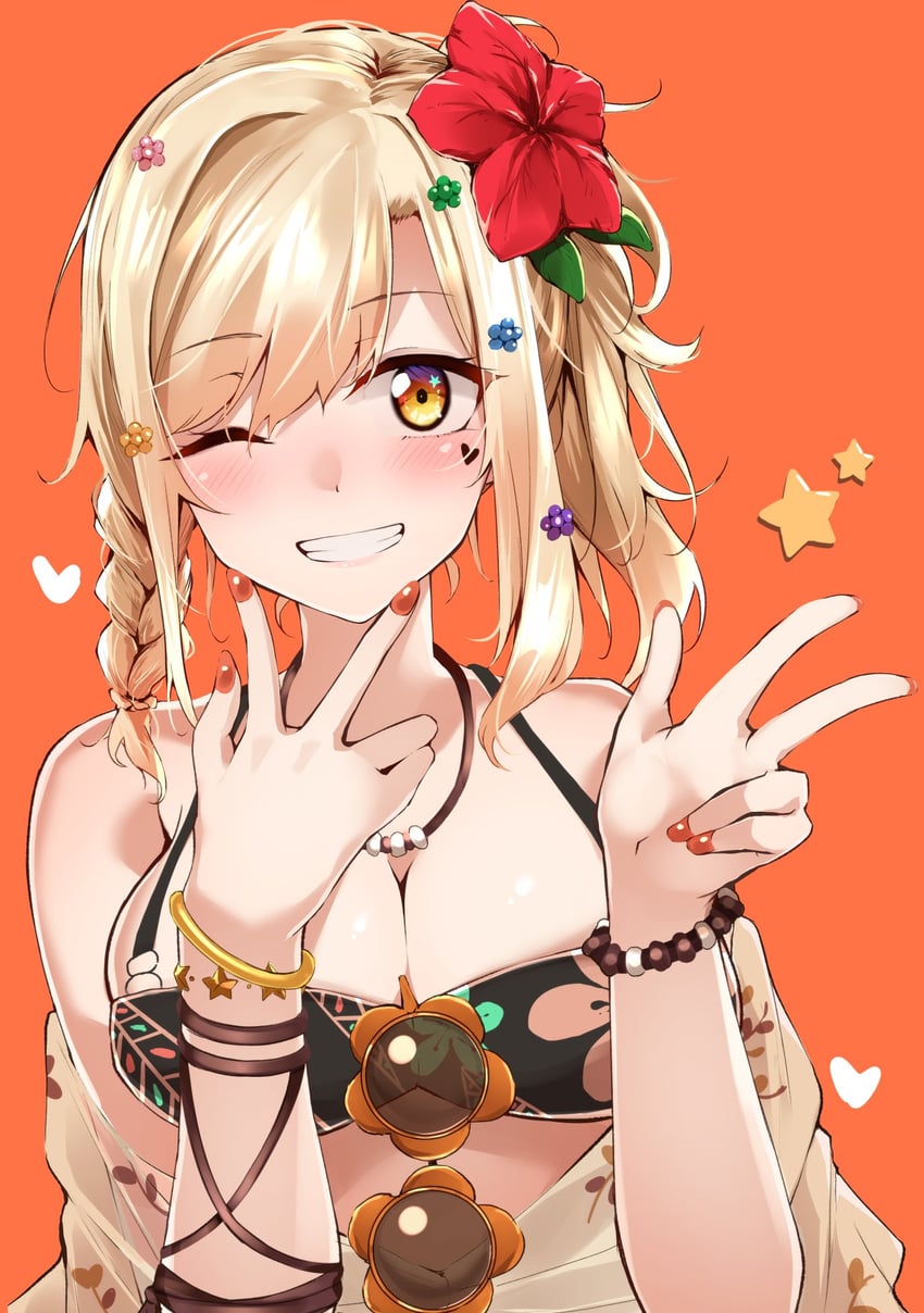 miyashita ai (love live! and 1 more) drawn by fluegel_(gumi710)